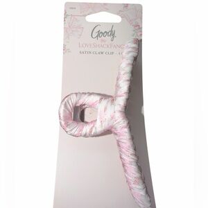 LoveShackFancy Goody Pink Satin Claw Clip - LoveShackFancy